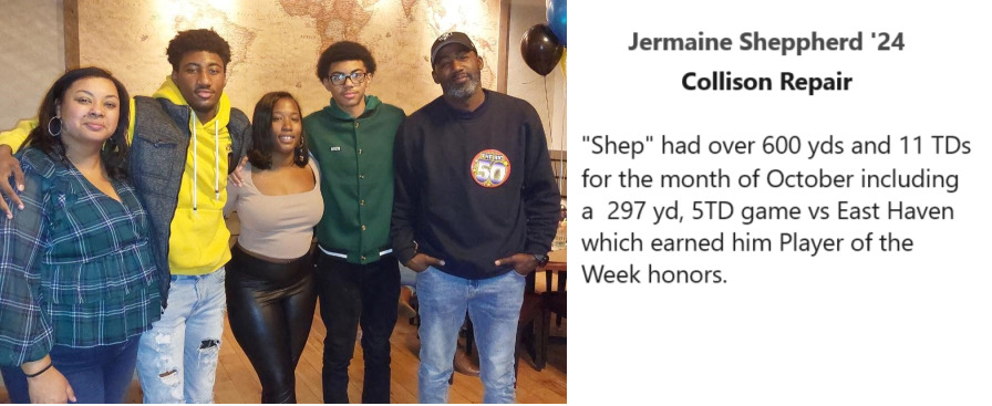 Jermaine Sheppard oct 2023 athlete of the month